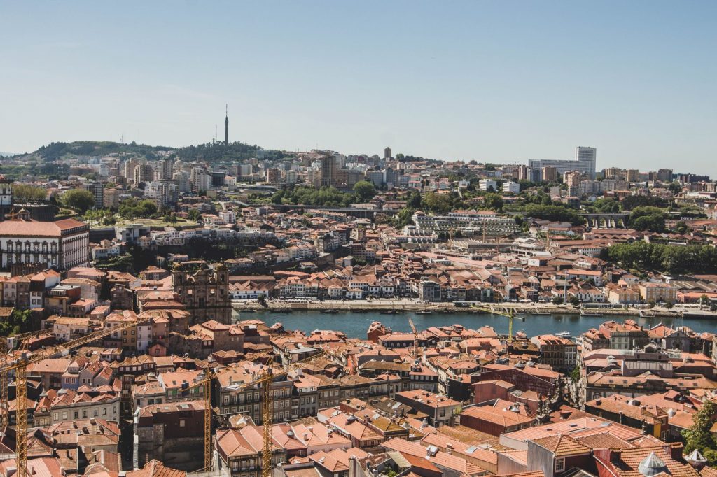 La vue depuis la tour des Clercs à Porto
