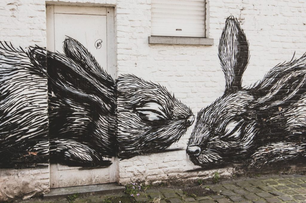 Street art à Gand en Belgique