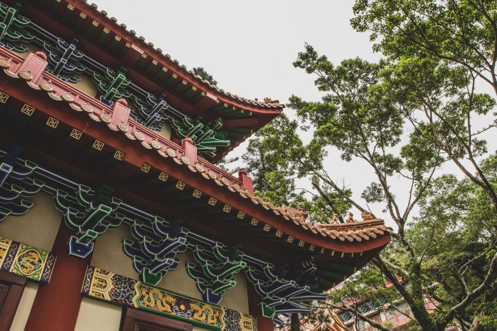 Le monastère Po Lin sur Lantau à Hong Kong