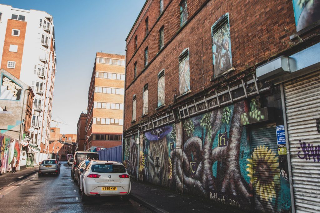 Le street art à Belfast en Irlande du Nord