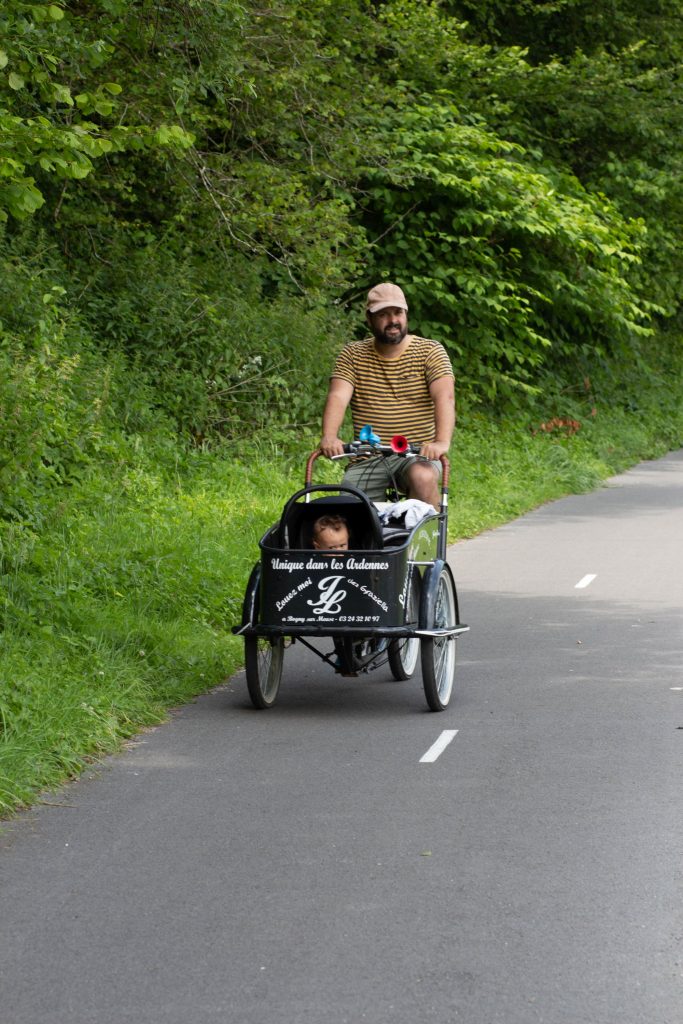 A vélo sur la voie verte Trans-Ardennes