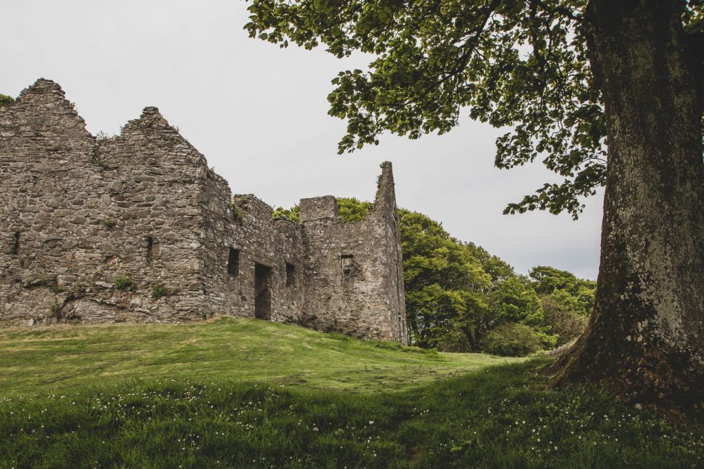 Dundrum Castle en Irlande du Nord