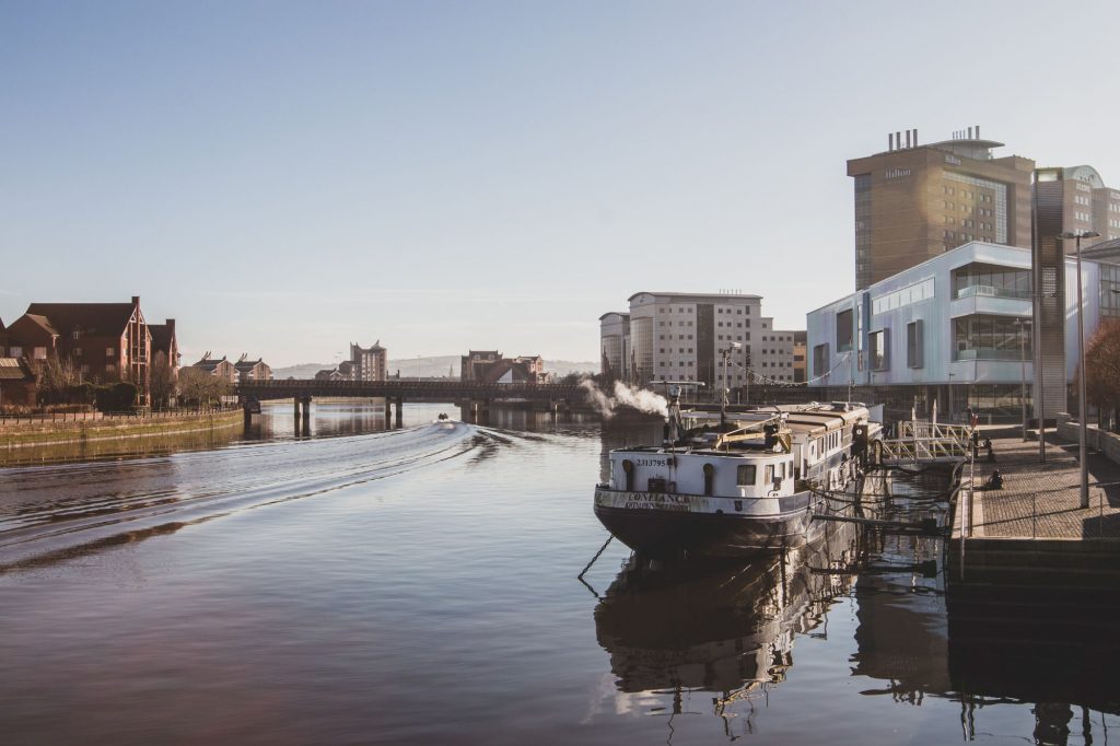La rivière Lagan à Belfast