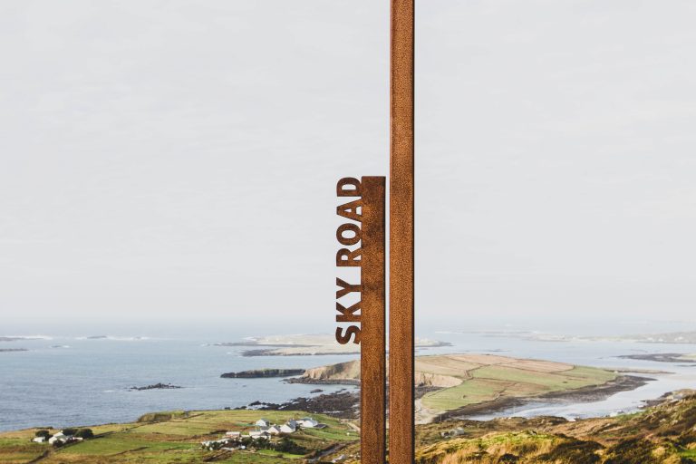 La Sky Road dans le Connemara en Irlande