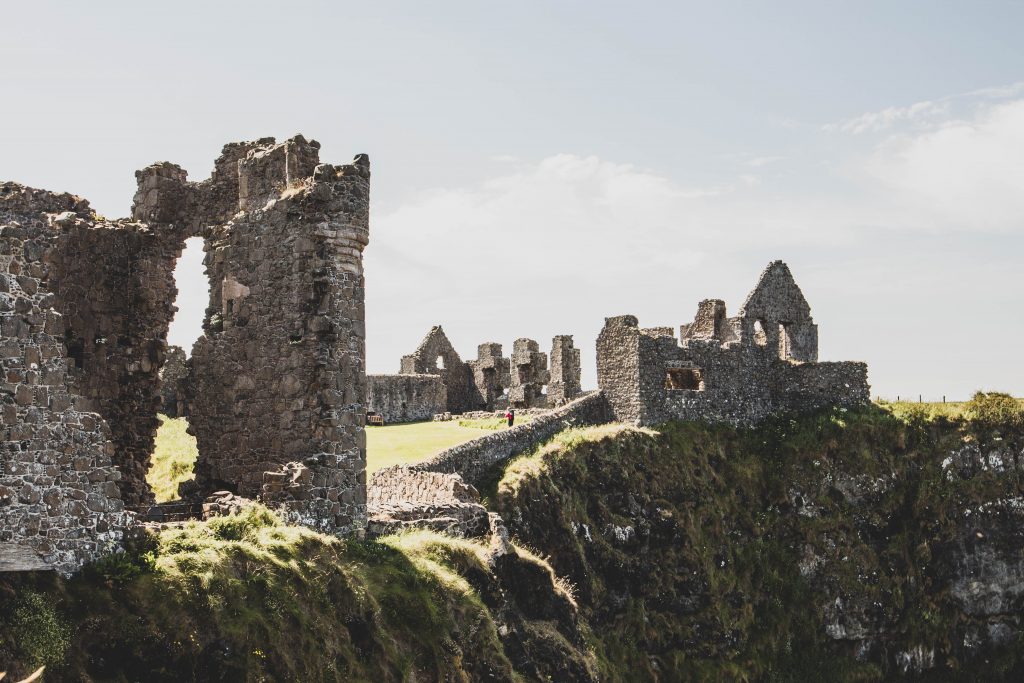 Le château de Dunluce en Irlande du Nord